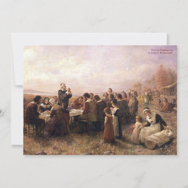 Convite Janta de Ação de Graças (Frente)