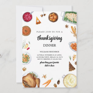 Convite Janta de Ação de Graças