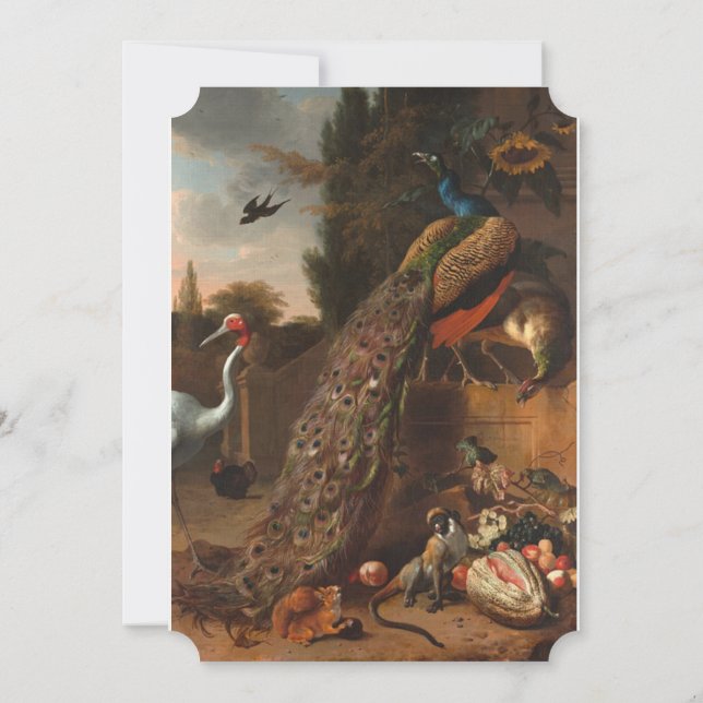 Convite Janta de Ação de Graças| Elegante (Verso)