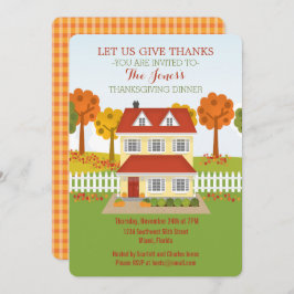 Convite Janta de Ação de Graças Open House