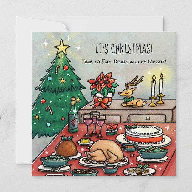 Convite Janta de Natal (Frente)