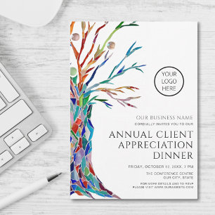 Convite Jantar Anual de Agradecimento ao Cliente 
