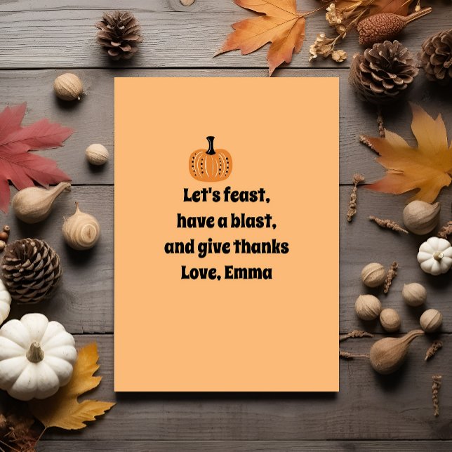 Convite Jantar de Ação de Graças Caprichoso  (Criador carregado)