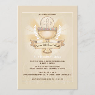 Convite Jantar de Aposentadoria do Cálice Venerado