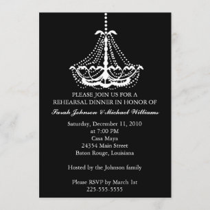 Convite Jantar de ensaio