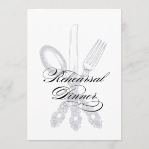 Convite Jantar de ensaio