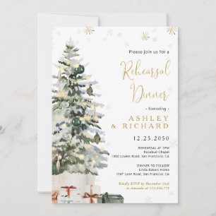 Convite Jantar de Ensaio da Árvore de Natal