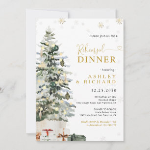Convite Jantar de Ensaio da Árvore de Natal