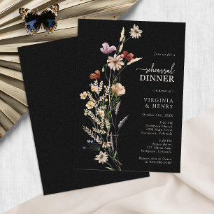 Convite Jantar de Ensaios Black Boho