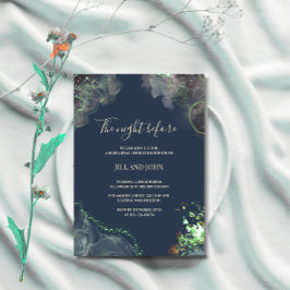 Convite Jantar de Ensaios Celestiais Casamento Verde