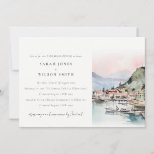 Convite Jantar de Ensaios da Paisagem em Aquarela Kauai Ha