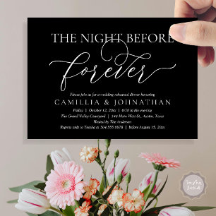 Convite Jantar de Ensaios de Casamento, A Noite Antes do P