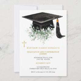 Convite Jantar de Formatura e Crisma