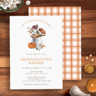 Convite Jantar de Friendsgiving