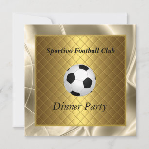 Convite Jantar de Futebol de Futebol