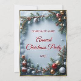 Convite Jantar de Natal da Empresa Corporation