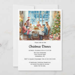 Convite Jantar de Natal em Família