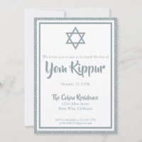 Jantar de Quebra do Jejum do Yom Kippur Judaico