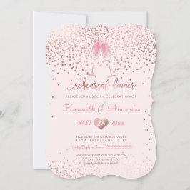 Convite Jantar de Rehearsal da PixDezines/Bolhas + Champan