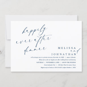 Convite Jantar e Dança Felizes para Sempre 