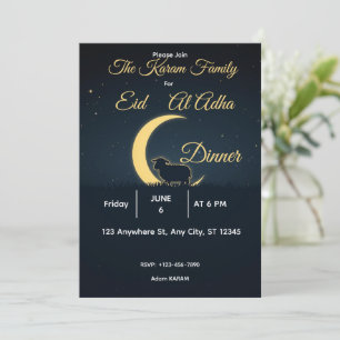 Convite Jantar Elegante de Eid al-adha em Ouro Preto