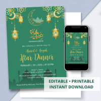 Jantar Iftar de Luxo na Mesquita Verde Esmeralda e