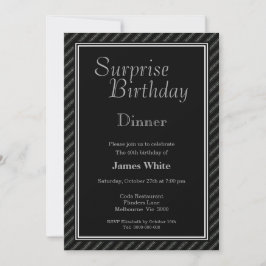 Convite Janto aniversário de 40 anos de Surpresa Moderno P