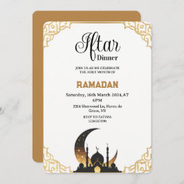 Convite Janto Beige Iftar Ramadan 2025