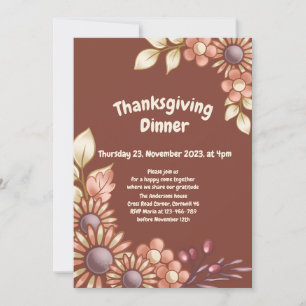 Convite Janto Boho Thanksanding