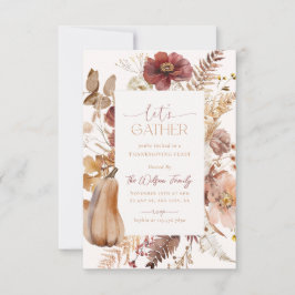 Convite Janto de Ação de Graças