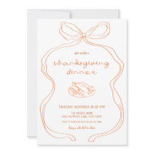 Janto de Ação de Graças Desenhado em Coquette