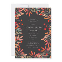 Janto de Ação de Graças Personalizado de Berries e