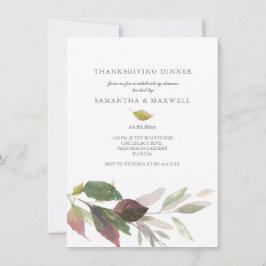 Convite Janto de Ação de Graças Personalizado Inventa Core
