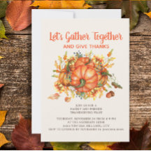 Janto de Ação de Graças Pumpkins se reúne para dar