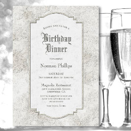 Convite Janto de Aniversário da Vintage Stone