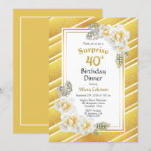 Janto de aniversário de 40 anos de Surpresa Floral
