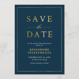 Convite Janto de Apreciação Anual do Cliente Salvar a Da