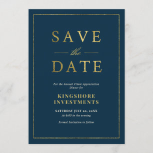 Convite Janto de Apreciação Anual do Cliente Salvar a Data