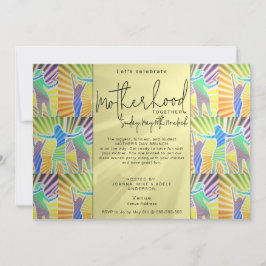 Convite janto de Dia de as mães de Script Retroativo Disco