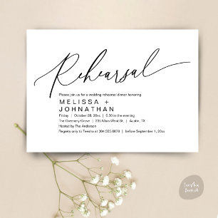 Convite Janto de ensaio, A Noite Antes Da Festa de casamen