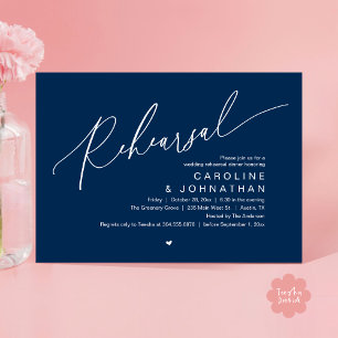 Convite Janto de ensaio, A Noite Antes Da Festa de casamen