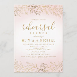 Convite Janto de ensaio botânico do ouro para escamas Eleg