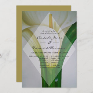 Convite Janto de ensaio Calla Lily Wedding