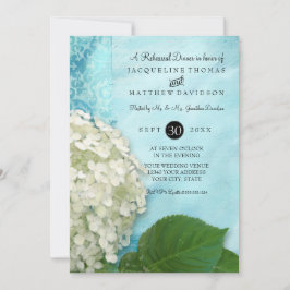 Convite Janto de ensaio Casamento de Hydrangea Branca Dama