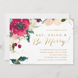 Convite Janto de ensaio "Coma Bebida e Seja Feliz" da Borg