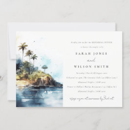 Convite Janto de ensaio da Ilha das Palmeiras Elegantes