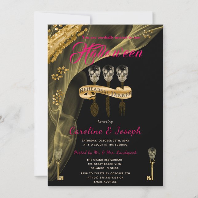 Convite Janto de ensaio das Chaves do Caveira Douradas e P (Frente)