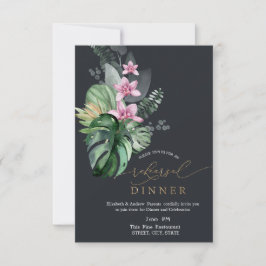 Convite Janto de ensaio das flores tropicais