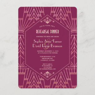 Convite Janto de ensaio de 1920 de Excelente Cooper Gatsby