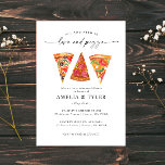 Convite Janto de ensaio de amor e pizza<br><div class="desc">Convite para Janto de teste de amor e pizza - perfeito para jantadas de ensaio de diversão casual</div>